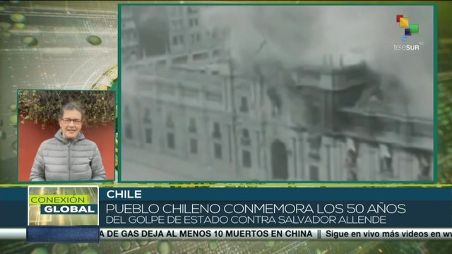 Chilenos recuerdan los 50 años del Golpe de Estado contra Salvador Allende