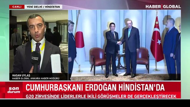 Cumhurbaşkanı Erdoğan, G-20 Liderler Zirvesi için Hindistan'da