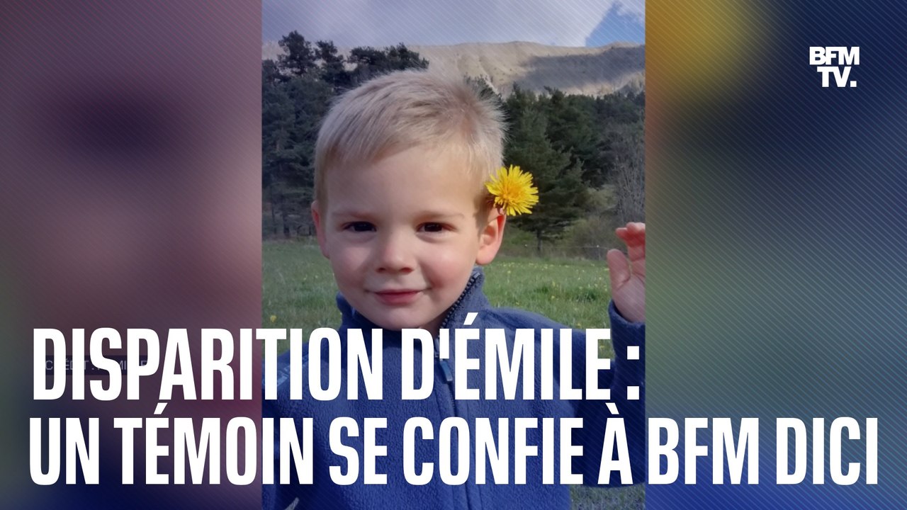 Deux mois après la disparition d'Émile, l'un des derniers témoins à avoir vu Émile se confie à BFM DICI