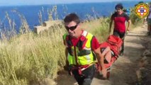 Turista romana si infortuna nel Trapanese, soccorsa e tratta in salvo