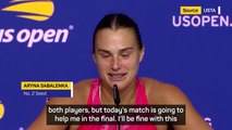 Sabalenka hopes for some support in the final against home-hope Gauff