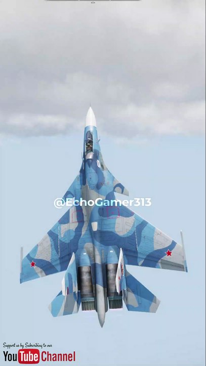 Su-35 sonic boom #su35 #russianairforce #games #shorts #gamingshorts #tiktokshorts #echogamer #ps5