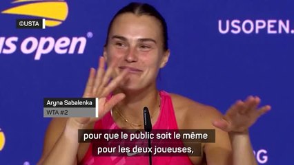 US Open : Sabalenka exprime sa déception face à sa finale contre une autre adversaire 🎾