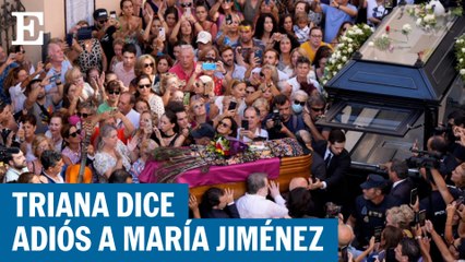 María Jiménez es despedida por una multitud en Sevilla