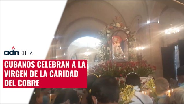 Cubanos celebran a la virgen de la Caridad del Cobre