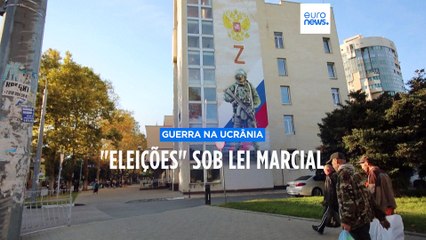 "Eleições" organizadas pela Rússia sob lei marcial
