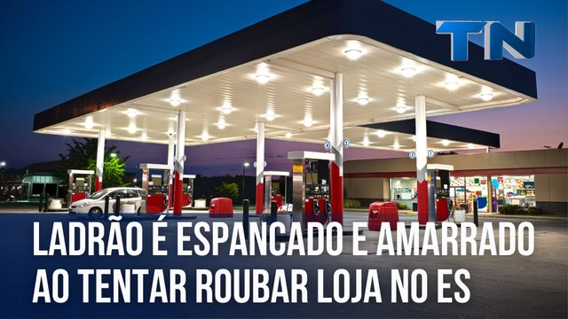 Ladrão é espancado e amarrado ao tentar roubar loja no ES