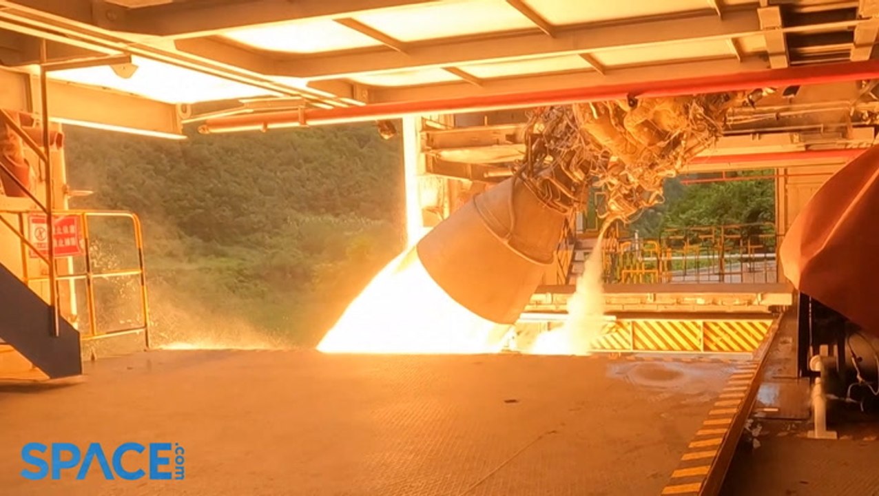China Fires Up Moon Rocket Engine For Future Crewed Missions