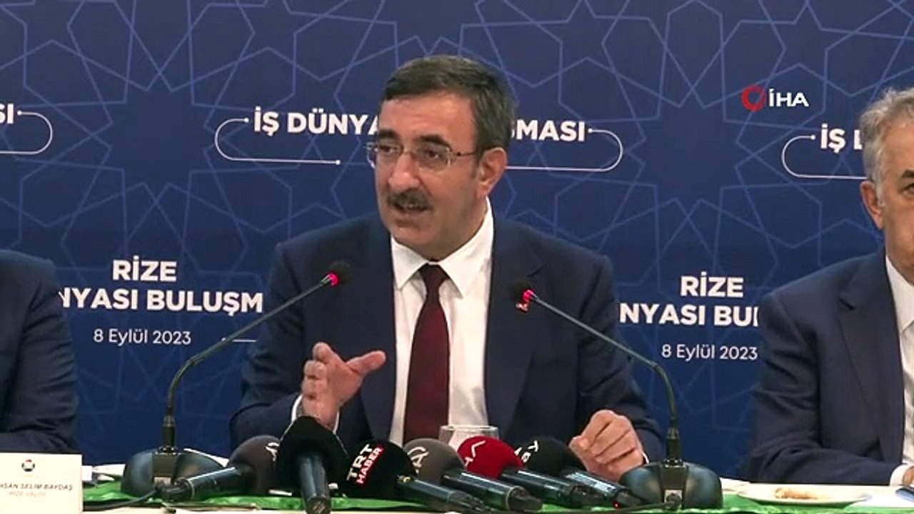 Cumhurbaşkanı Yardımcısı Cevdet Yılmaz: "1 Trilyon doların üzerinde milli gelir görüyoruz. Şuan itibari ile buna ulaşmış durumdayız"
