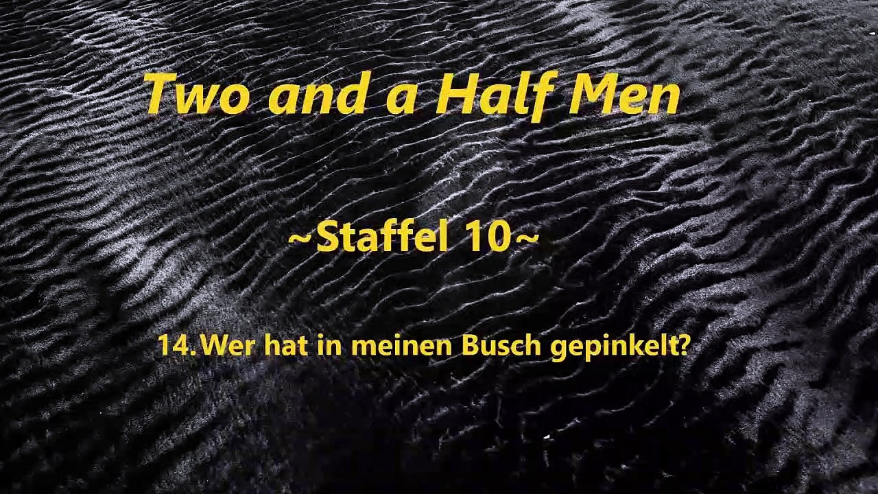 Two and a half men ~Staffel 10~ F 13 - 16 ,tonspur , einschlafen