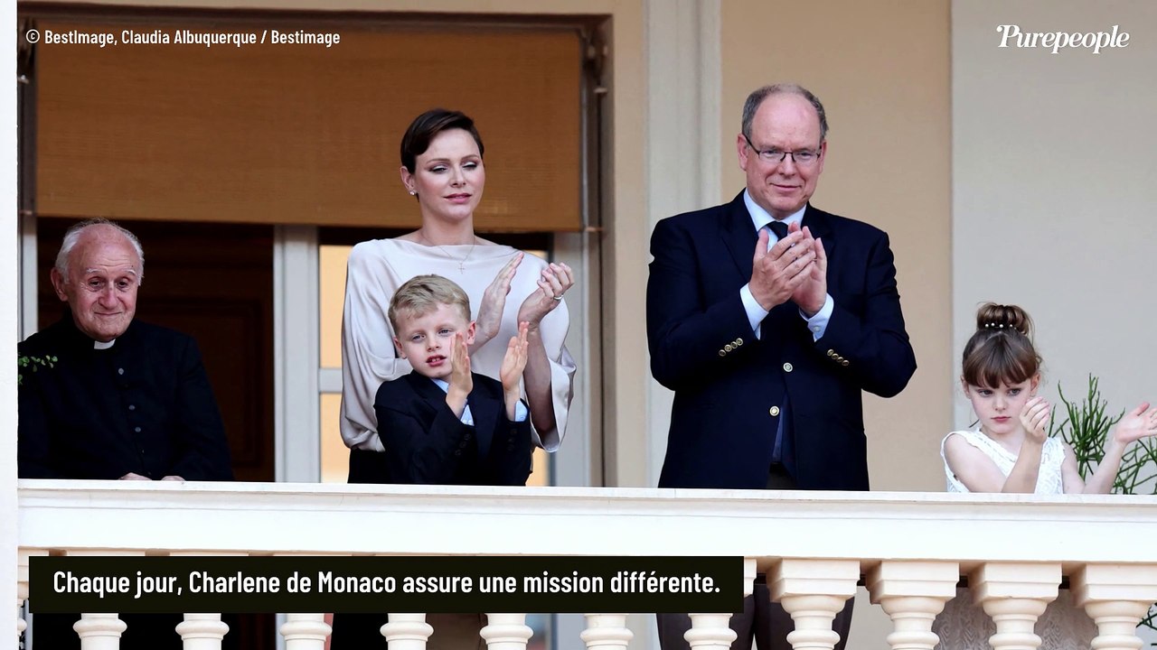 PHOTOS Charlene de Monaco à tomber en look boyish, elle retrouve ses belles-soeurs Caroline et Stéphanie avec le sourire