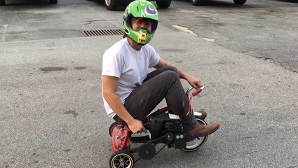 Engineers Build Chainsaw Powered Tricycle
