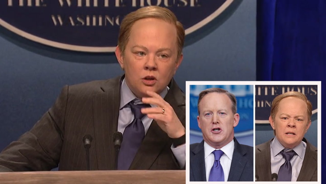 Melissa McCarthy's Impression of Press Secretary Sean Spicer on SNL is Going Viral