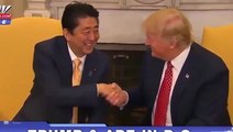 Donald Trump's Awkward Handshake Goes Viral