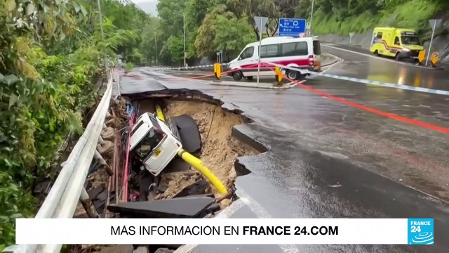 China: intensas lluvias provocan graves inundaciones en Hong Kong