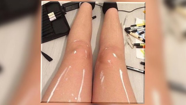 The Internet Cannot Figure Out If These Legs Are Shiny Or Not