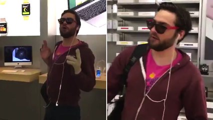French Guy Smashed iPhones In Apple Store Meltdown