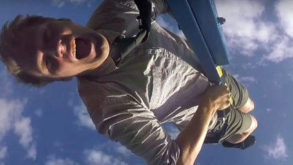 Man Builds Dangerous 360 Swing In His Yard