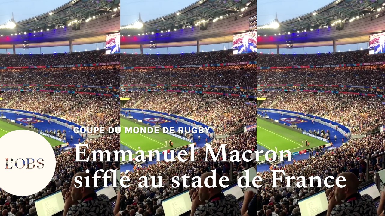 Coupe du Monde de Rugby : Emmanuel Macron sifflé lors de son discours d'ouverture