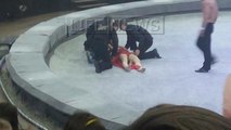Circo di Mosca: trapezista precipita nel vuoto durante lo spettacolo