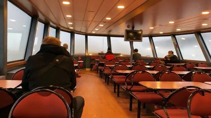 Ferry window collapses in harsh weather