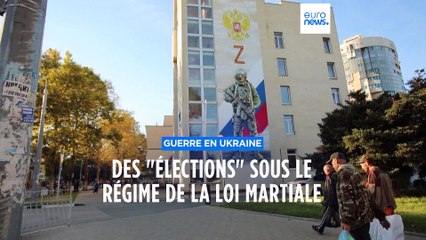 Loi martiale ou pas, la Russie organise des "élections" dans les territoires occupés ukrainiens