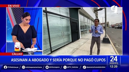 Callao: abogado muere tras recibir impactos de bala en el cuello y abdomen.