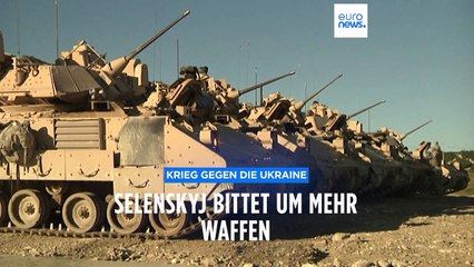 "Vieles hat sich verlangsamt": Selenskyj mahnt zu schnelleren Waffenlieferungen