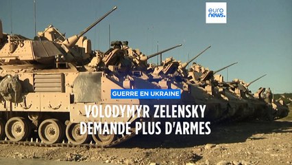 Ukraine : la contre-offensive menacée par la lenteur de l'aide occidentale, déplore Zelensky