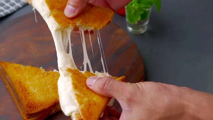 Cheese Sandwich with Air fryer Grilled