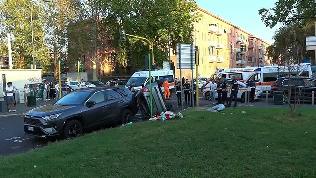 Milano, l'incidente in via Inganni