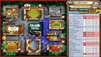 CLUE/CLUEDO Classic Colonel Mustard Gameplay