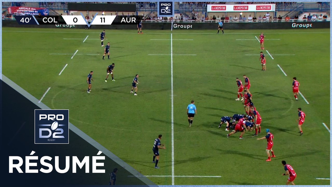 PRO D2 Saison 2023/2024 J04 - Résumé Colomiers Rugby-Stade Aurillacois