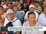 Sucrenses conmemoran 112 años de la Virgen del Valle en la Parroquia Santa Catalina