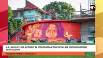 La legislatura aprobó el programa provincial de promoción del muralismo_