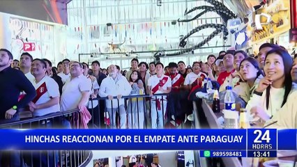 Perú vs. Paraguay: hinchas peruanos reaccionaron ante vibrante encuentro