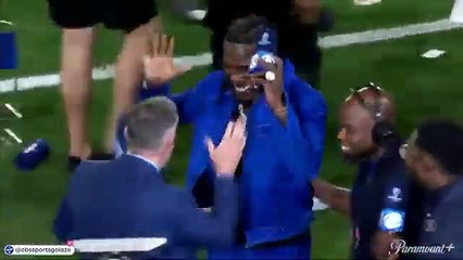 Burna Boy puts on a special concert for Thierry, Micah & Carragher!