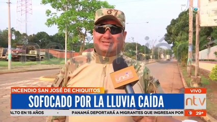 Incendios en San José de Chiquitos fue sofocado gracias a las lluvias