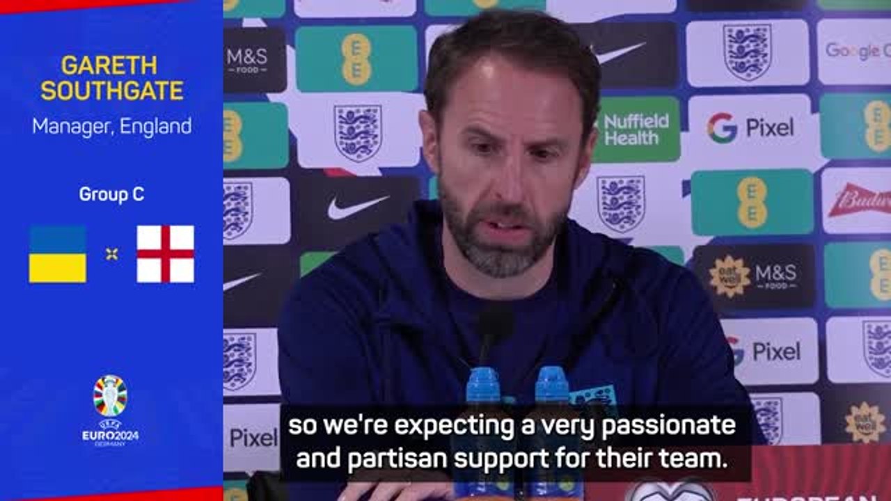 Southgate 'respectful' of occasion as England take on Ukraine