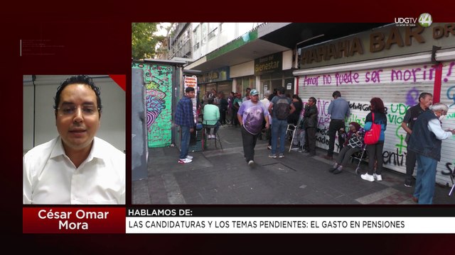 Las candidaturas y los temas pendientes: el gasto en pensiones: César Omar Mora