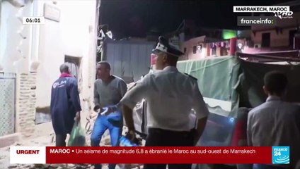 Download Video: Séisme à Marrakech : Des centaines de morts selon un premier bilan et des dizaines de blessés - Les dégâts matériels sont très importants - C'est le plus important séisme de l'histoire du pays