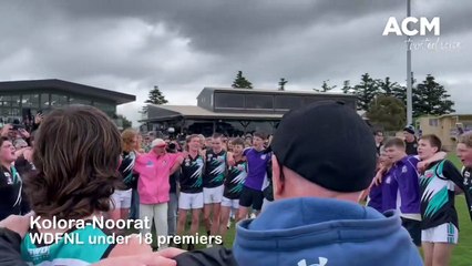 WDFNL GF: Kolora-Noorat wins under 18 football flag