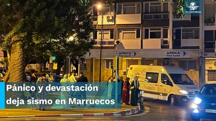Terremoto sacude a Marruecos, algunos edificios colapsaron