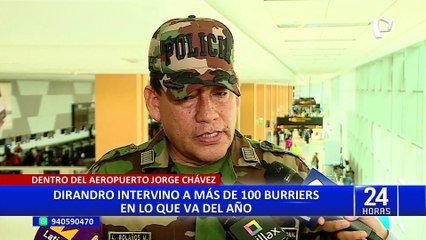 En lo que va del año, 550 kg de droga ha sido decomisada durante intervenciones a burriers