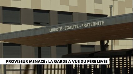 Proviseur menacé : la garde à vue du père levée