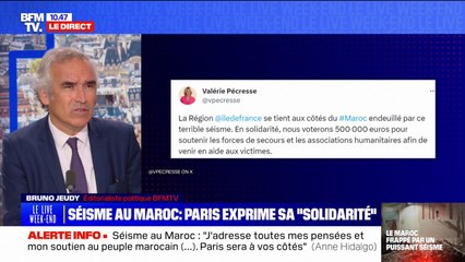 Séisme au Maroc: Valérie Pécresse débloque "500.0000€ pour soutenir les forces de secours"