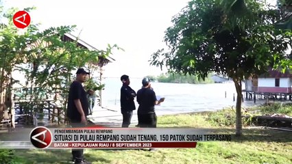 Situasi Terkini di Pulau Rempang, 150 Patok Sudah Terpasang