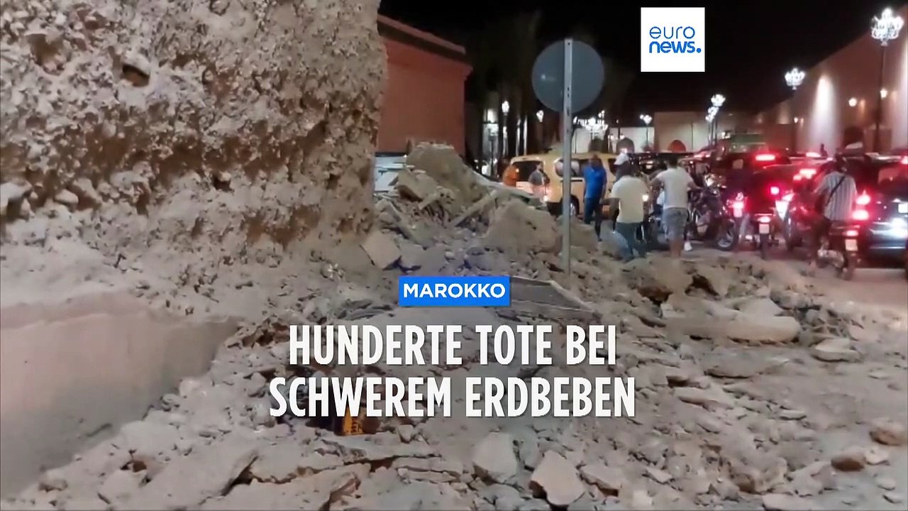 Erdbeben in Marokko: Zahl der Opfer steigt, mindestens 632 Tote und 329 Verletzte