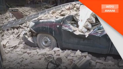 Magnitud 6.8 gegar Maghribi, sekurang-kurangnya 30 maut