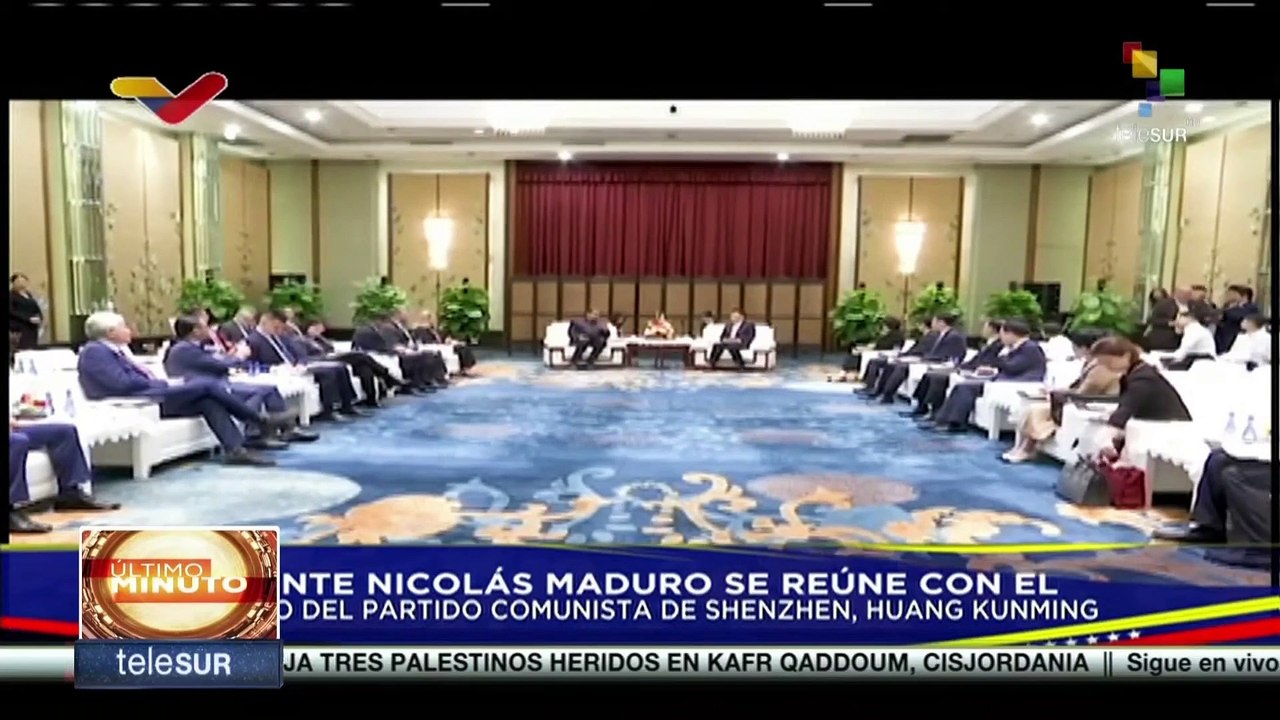 Avanza agenda del presidente Nicolás Maduro en China